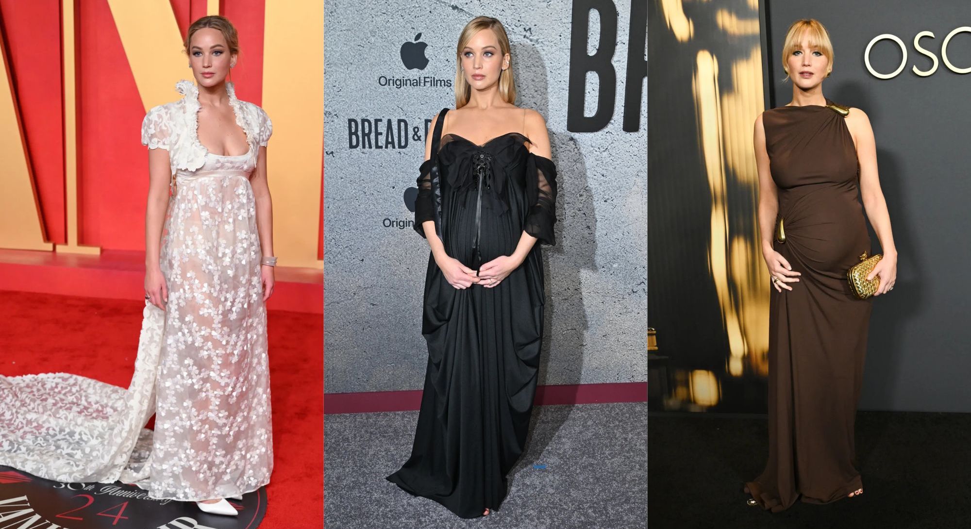 Een paar looks van Jennifer Lawrence van het afgelopen jaar