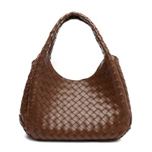 Bruine tas van Bottega Veneta