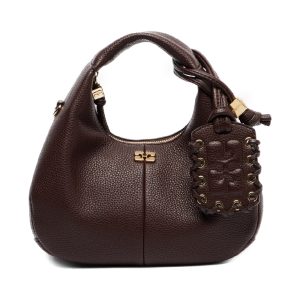 Bruine tas van Ganni