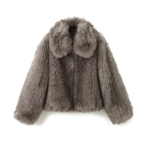 Jasje van imitatiebont van Mango