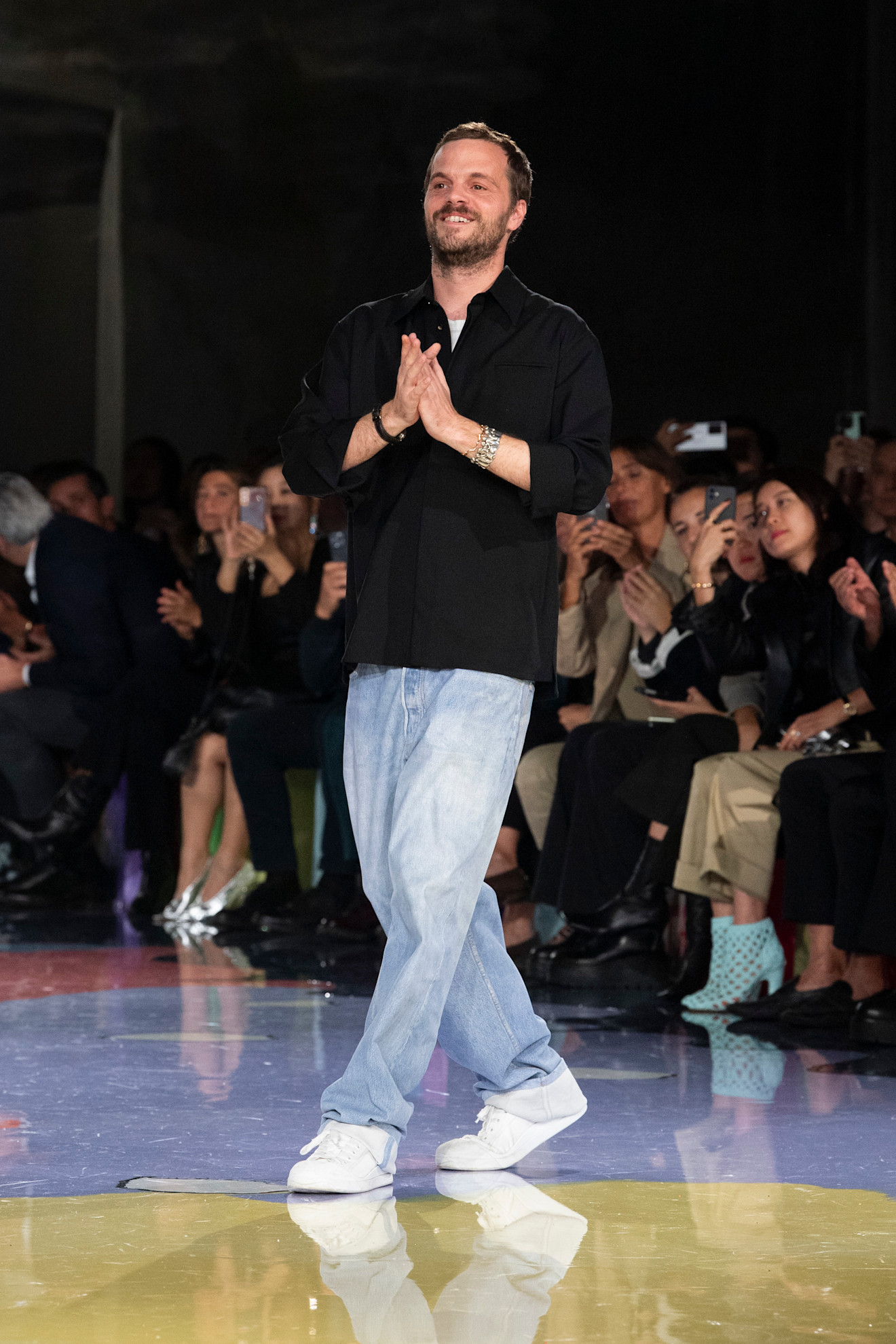 Matthieu Blazy na zijn lente/zomer 2023-show voor Bottega Veneta