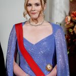 Prinses Amalia schittert in paillettenjurk tijdens het staatbezoek van Portugal