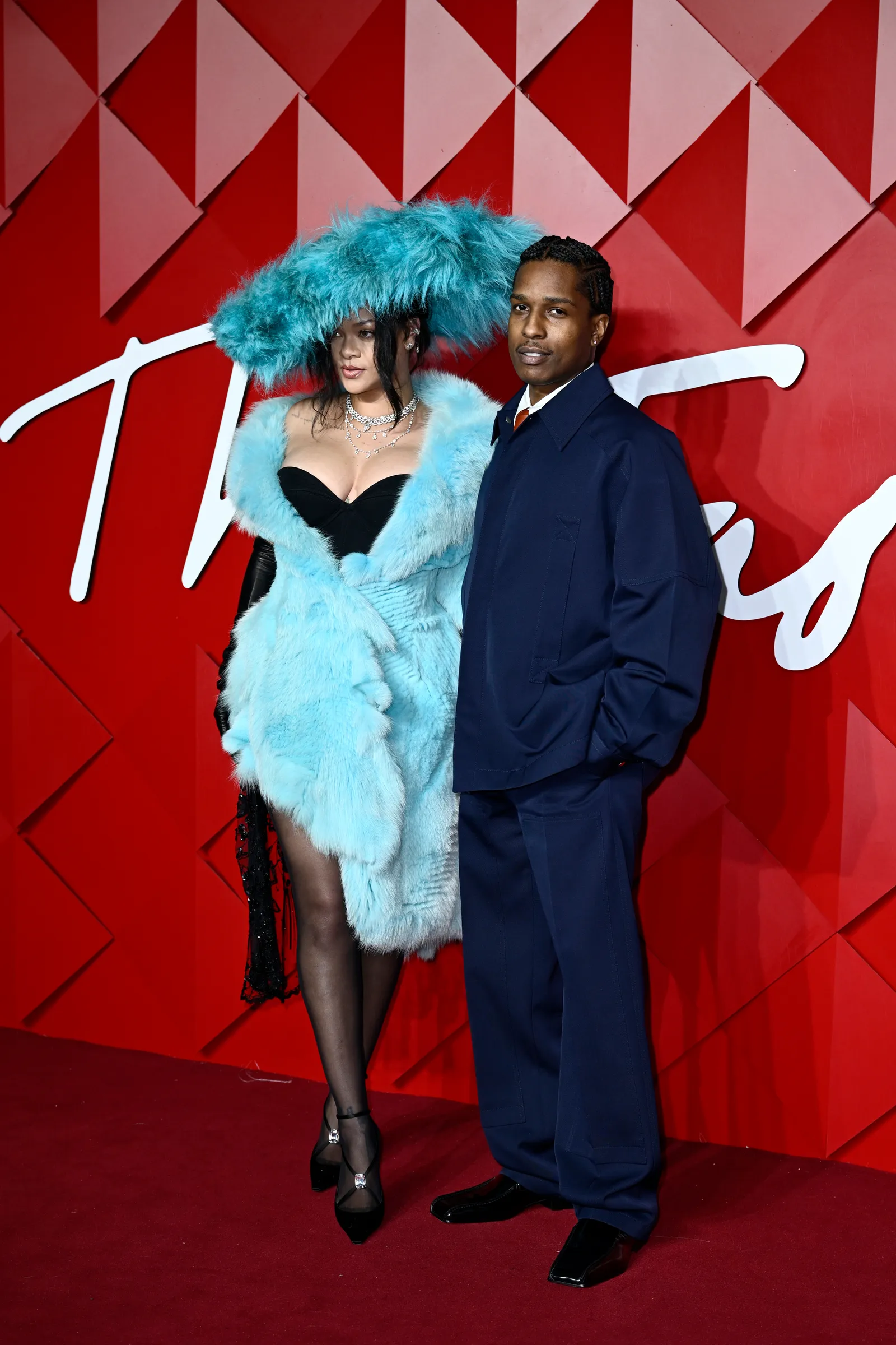 Rihanna en Rocky bij de Fashion Awards