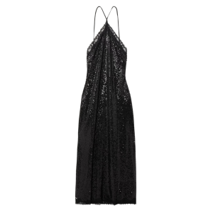 rixo jurk met pailletten en halternek