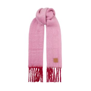 roze rood kleurencombinatie loewe sjaal