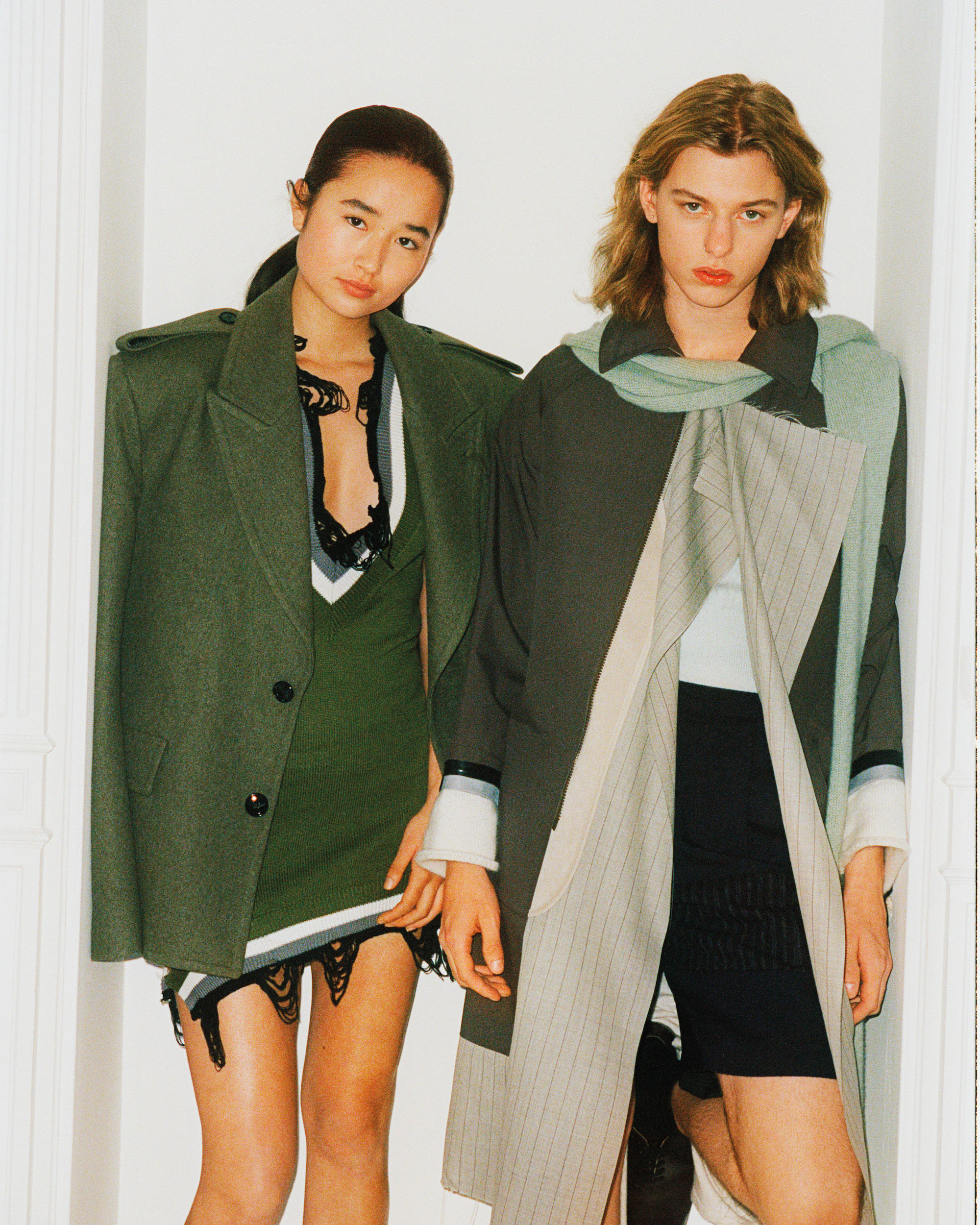 Ami en Olliver, twee van de modellen die een modeserie in Vogue Nederland kregen via Vogue's Model Search