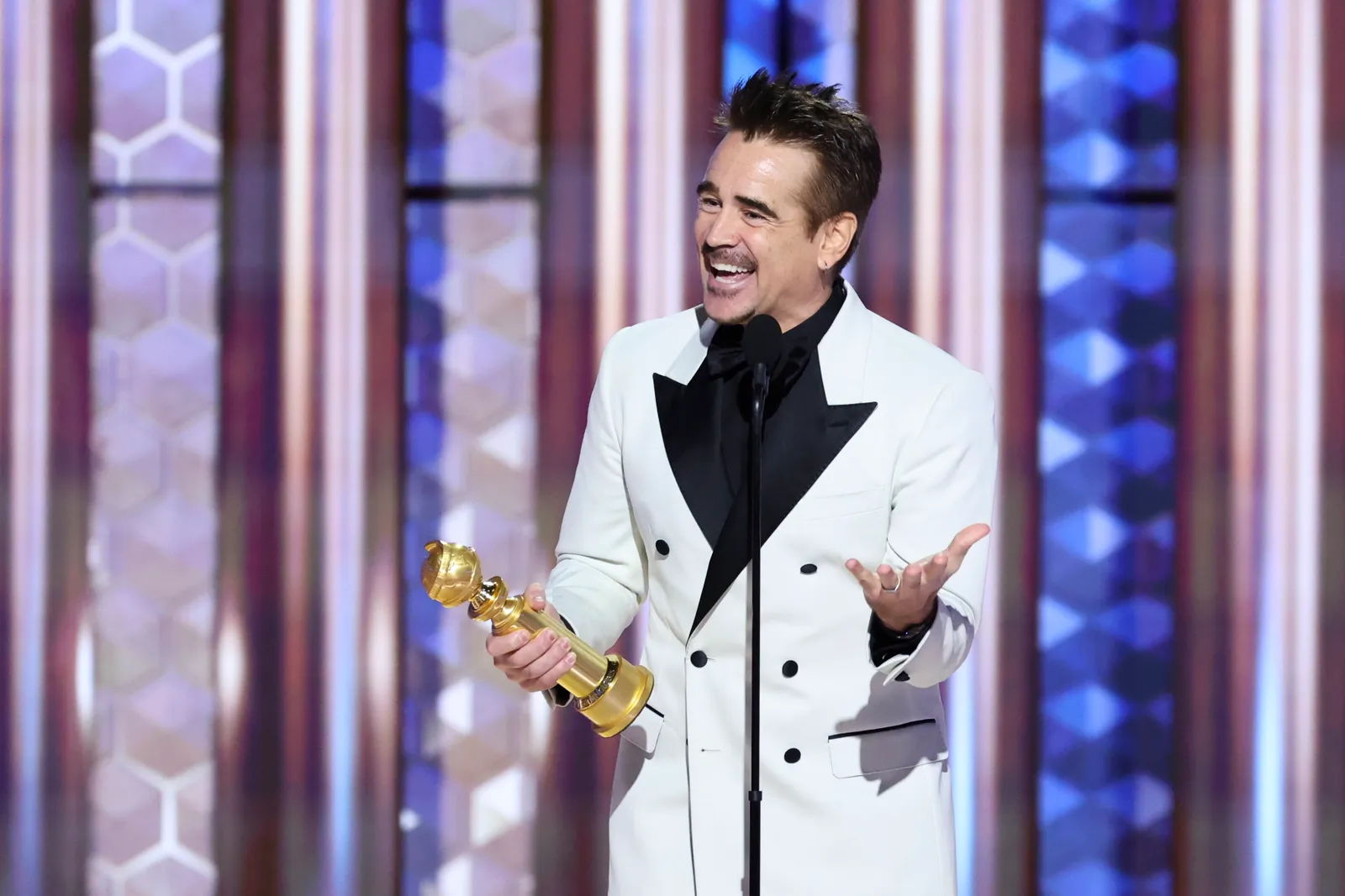 Colin Farrel bij Golden Globes 2025