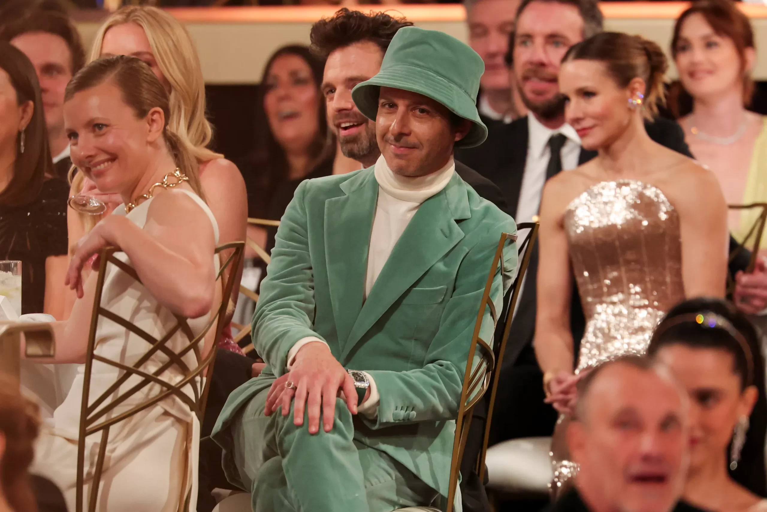 Foto van binnen de Golden Globes 2025