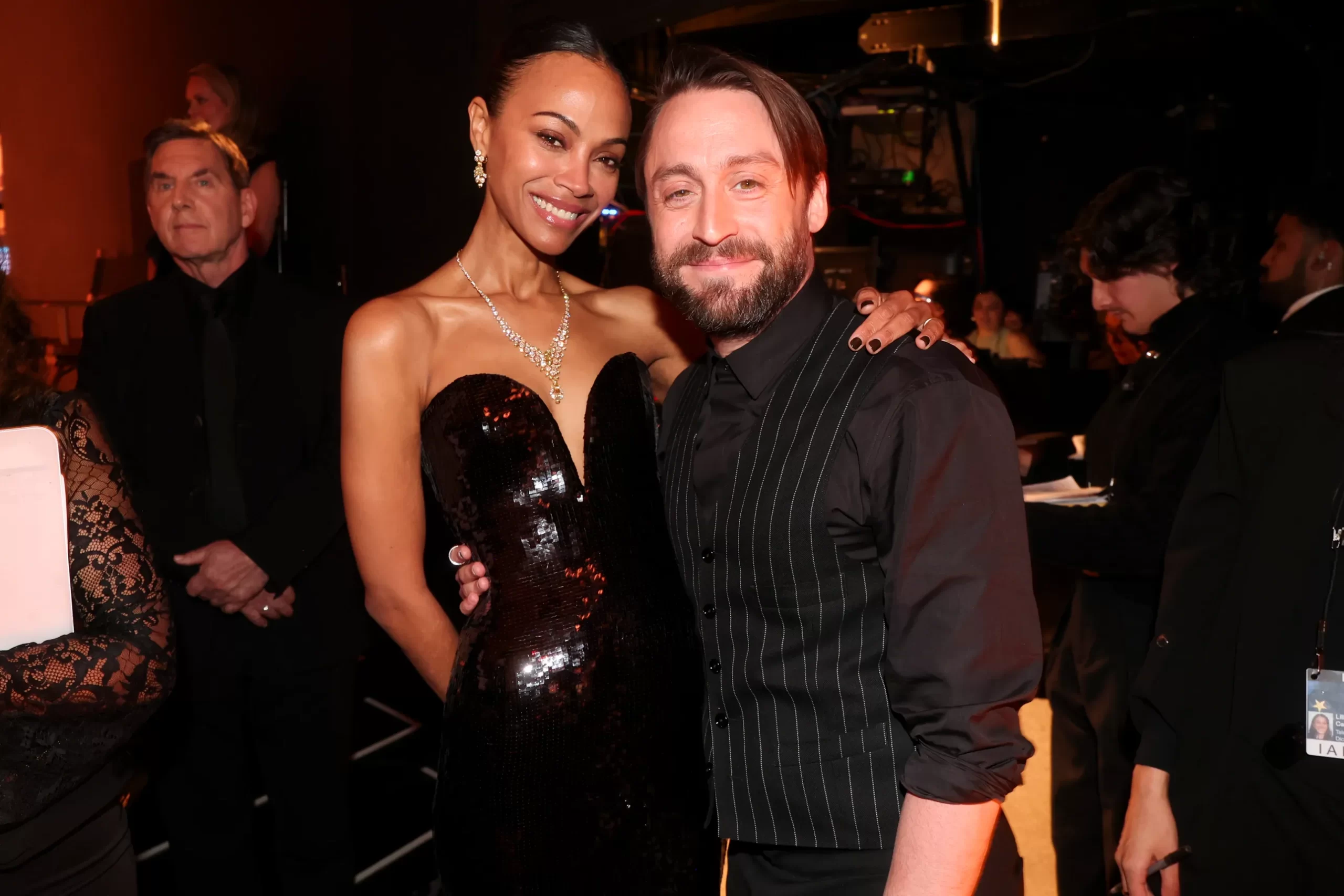 Foto van binnen de Golden Globes 2025