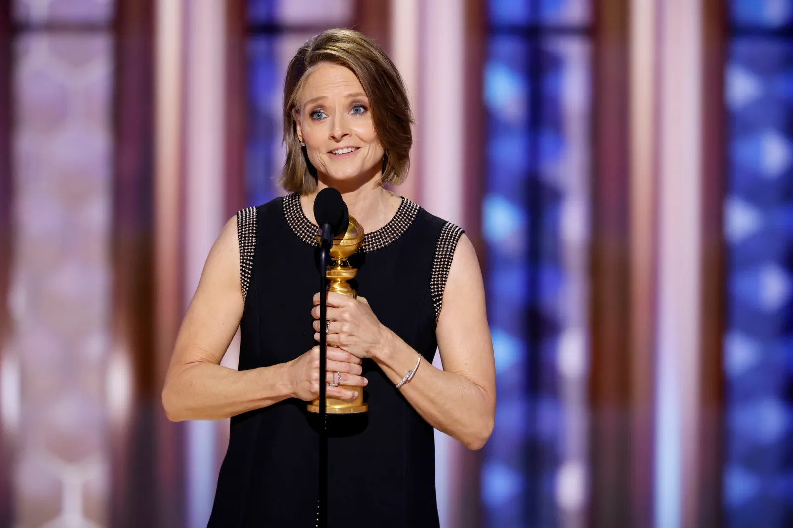 Jodie Foster bij Golden Globes 2025