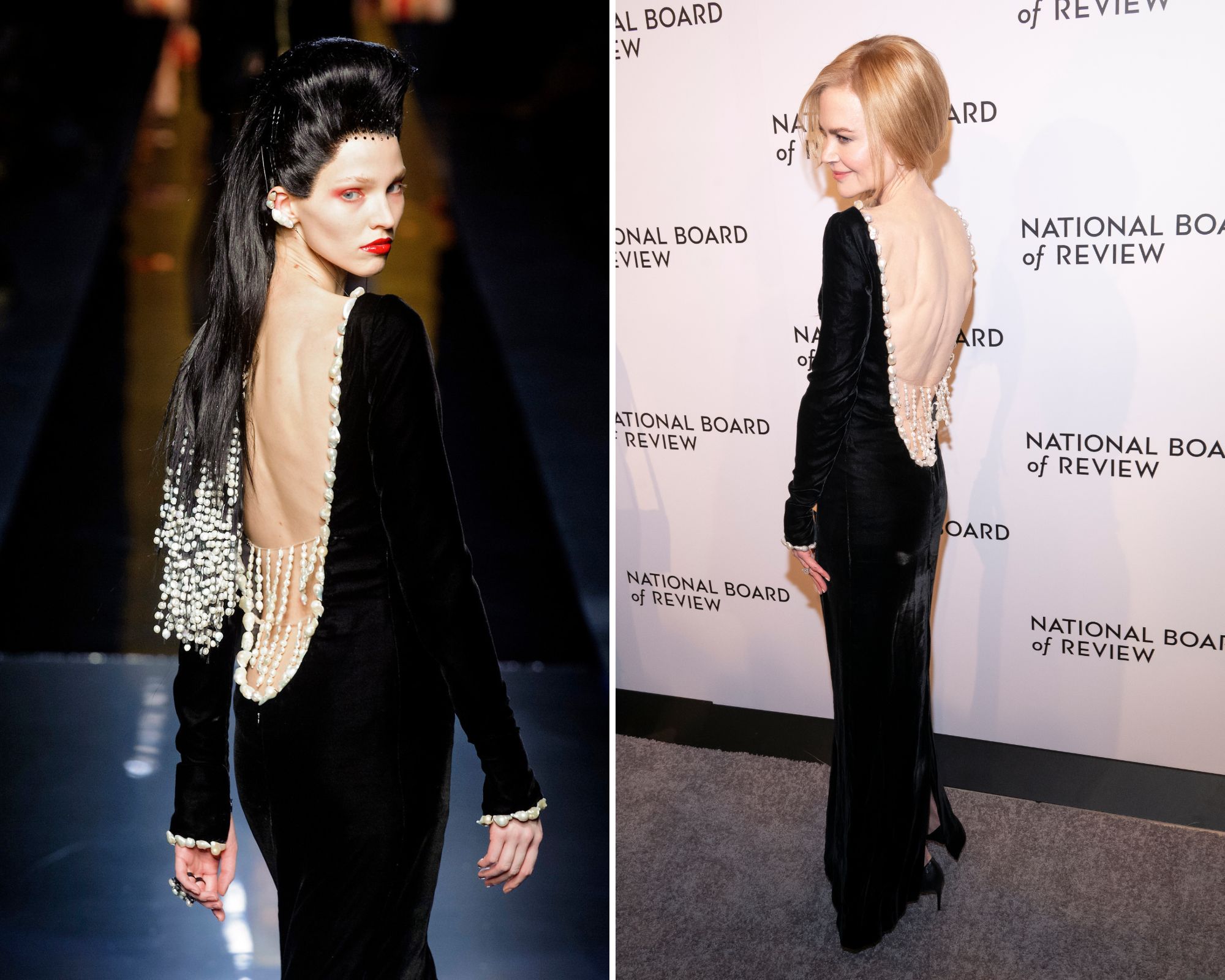 De Jean Paul Gaultier-jurk van Nicole Kidman ook op de catwalk