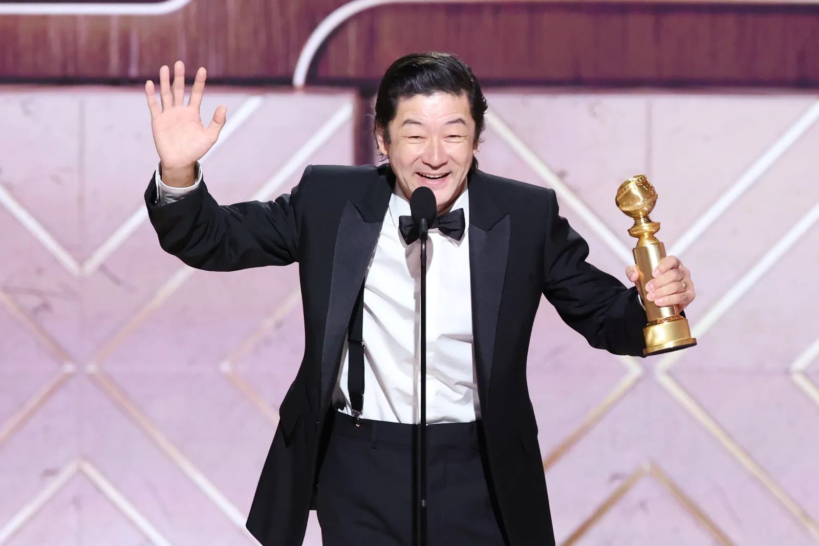 Tadanobu Asano bij Golden Globes 2025