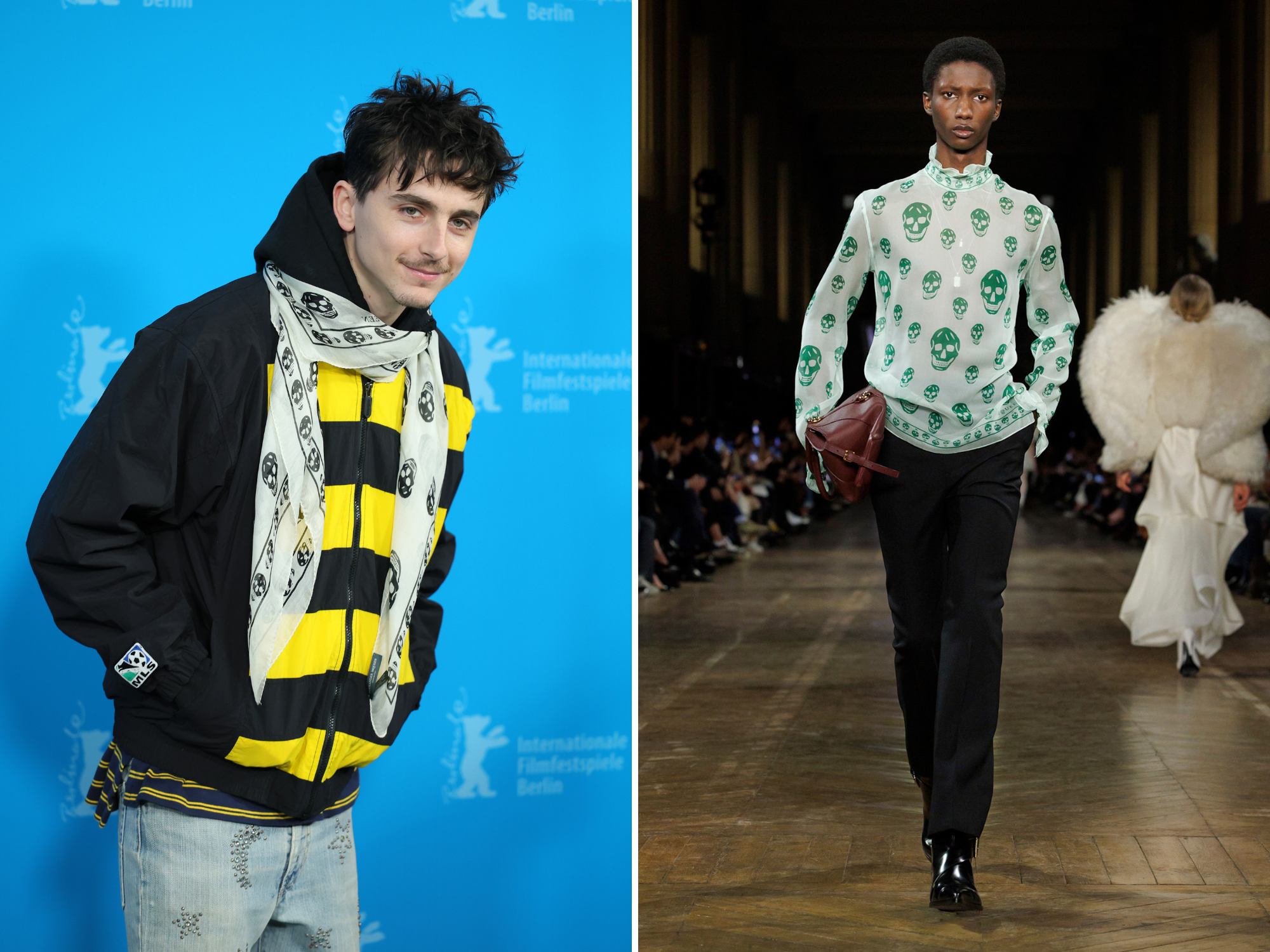 Alexander McQueen skull print