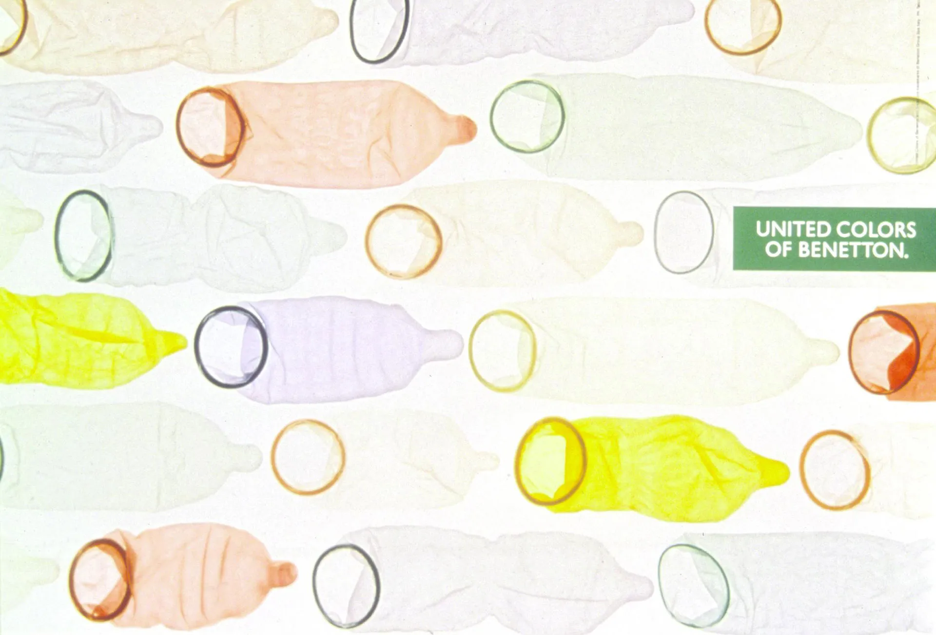 De 'Condoms'-campagne van Oliviero Toscani voor Benetton