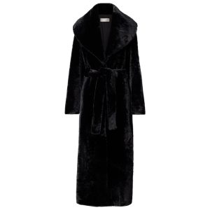 Zwarte faux fur jas van Nour Hammour