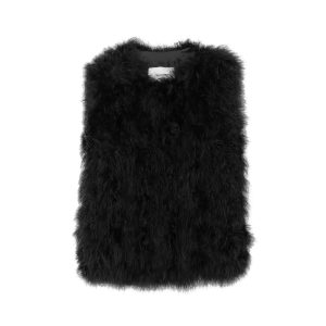Fuzzy vest van Yves Salomon