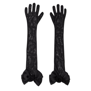 H&M lange handschoenen strikdetail