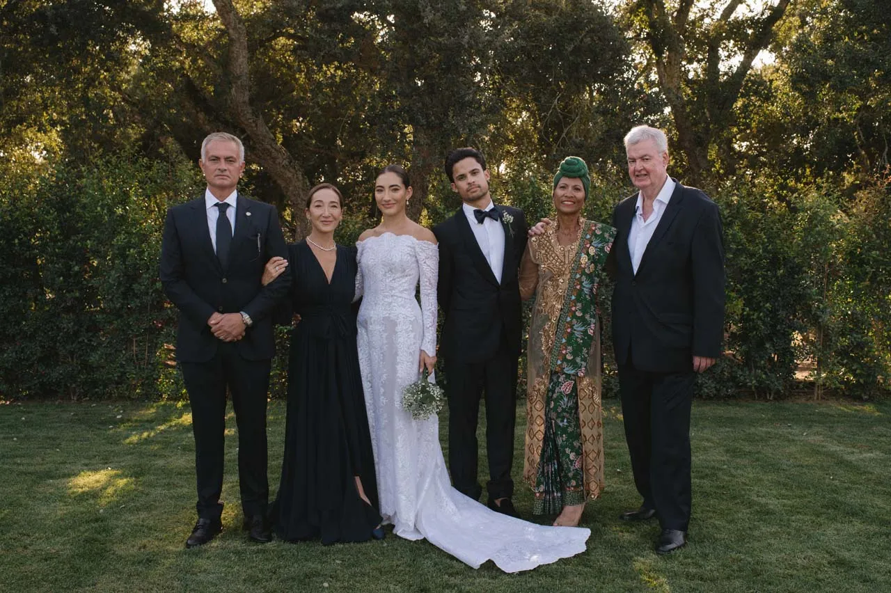 De bruiloft van Matilde Mourinho