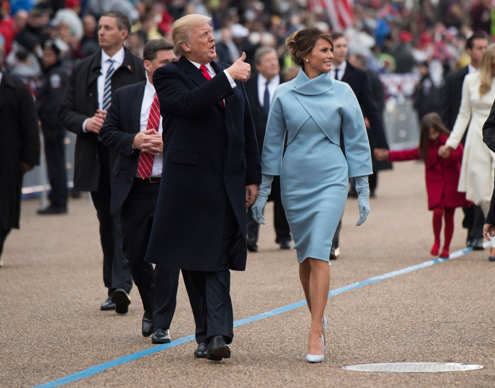 melania trump Ralph Lauren 2017
