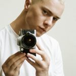 Stijn de Vries met camera