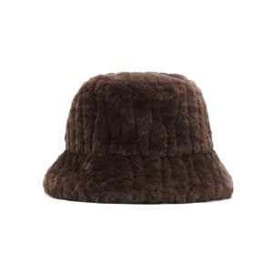 Fluffy bucket hat van Mango