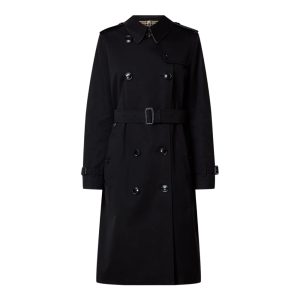 Zwarte trenchcoat van Burberry