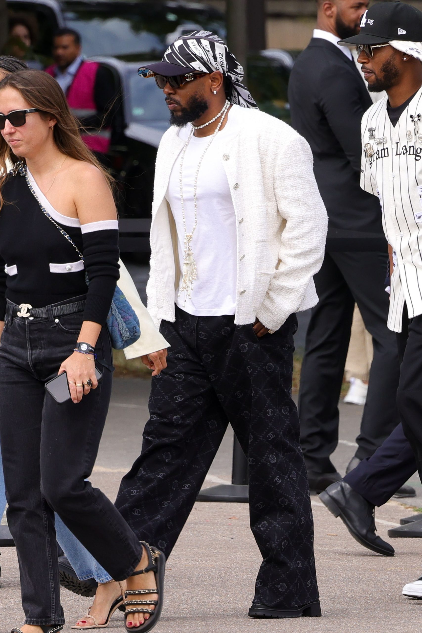 kendrick Lamar At Chanel haute couture fall 2023