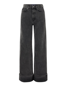 high rise grijze jeans