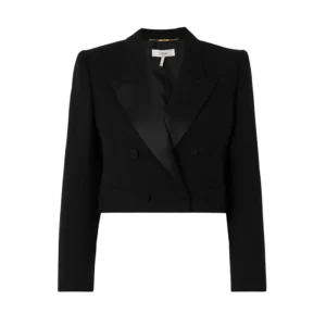 CHLOÉ Cropped wool-gabardine blazer