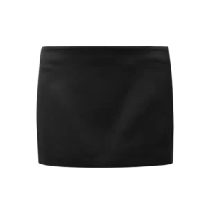 KHAITE Jett jersey mini skirt in het zwart 