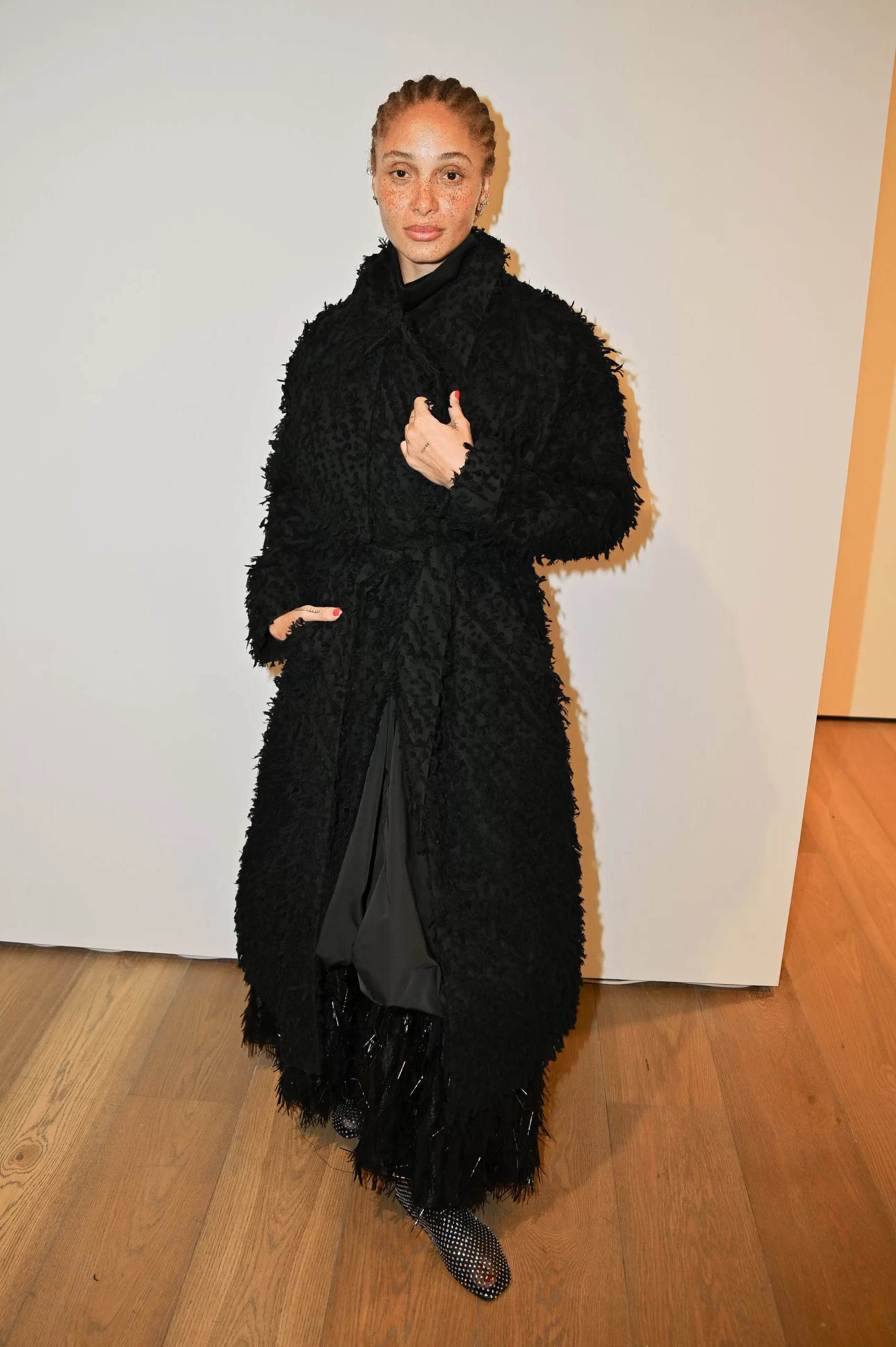 Adwoa Aboah bij het 16Arlington-diner tijdens London Fashion Week herfst/winter 2025