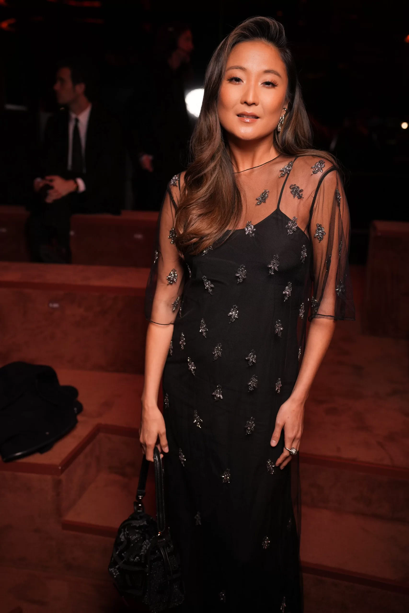 Ashley Park bij Fendi tijdens Milan Fashion Week herfst/winter 2025