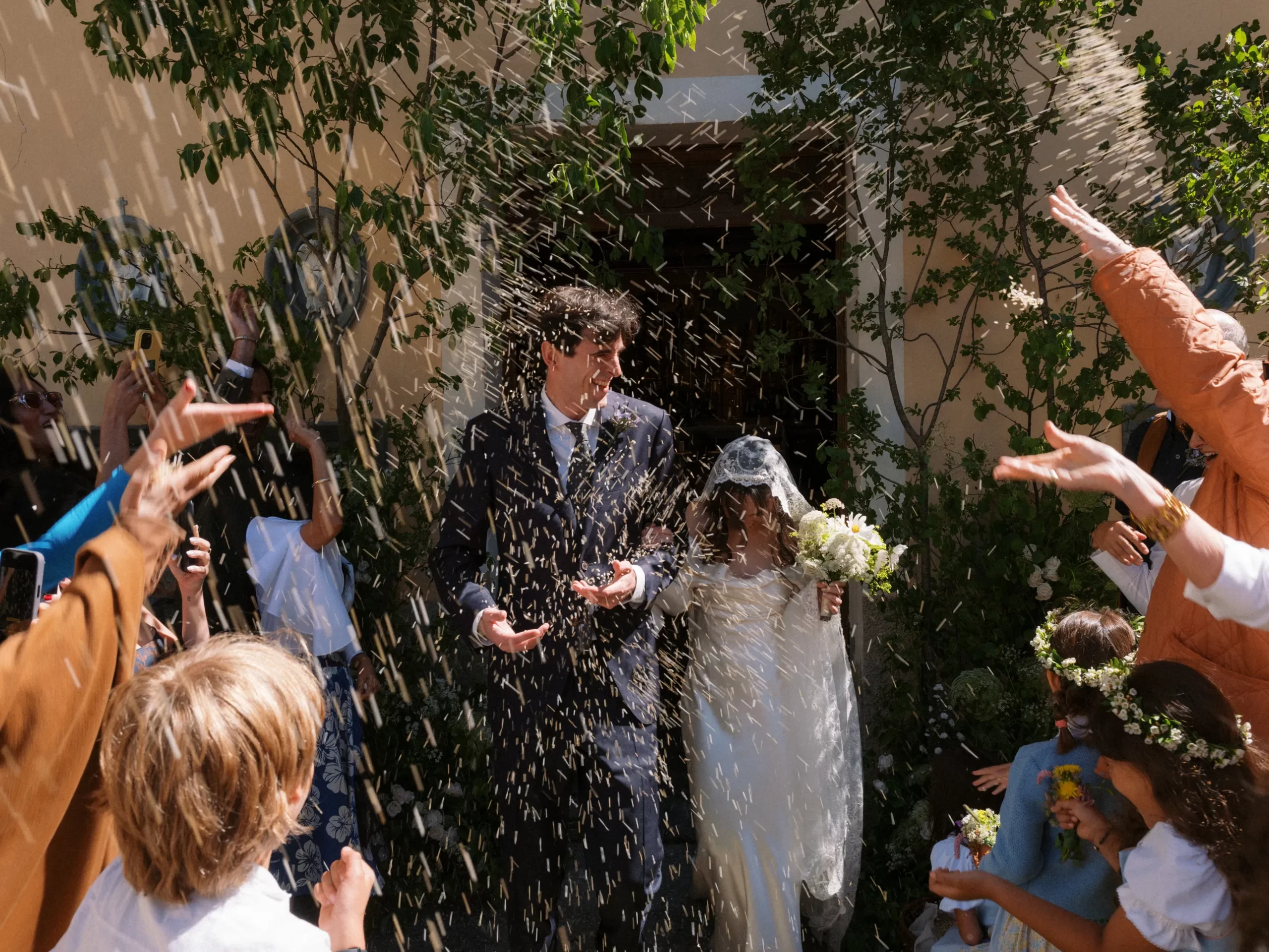De bruiloft van Alessandra Medina Garretti en Andrea Garretti in de Italiaanse Alpen