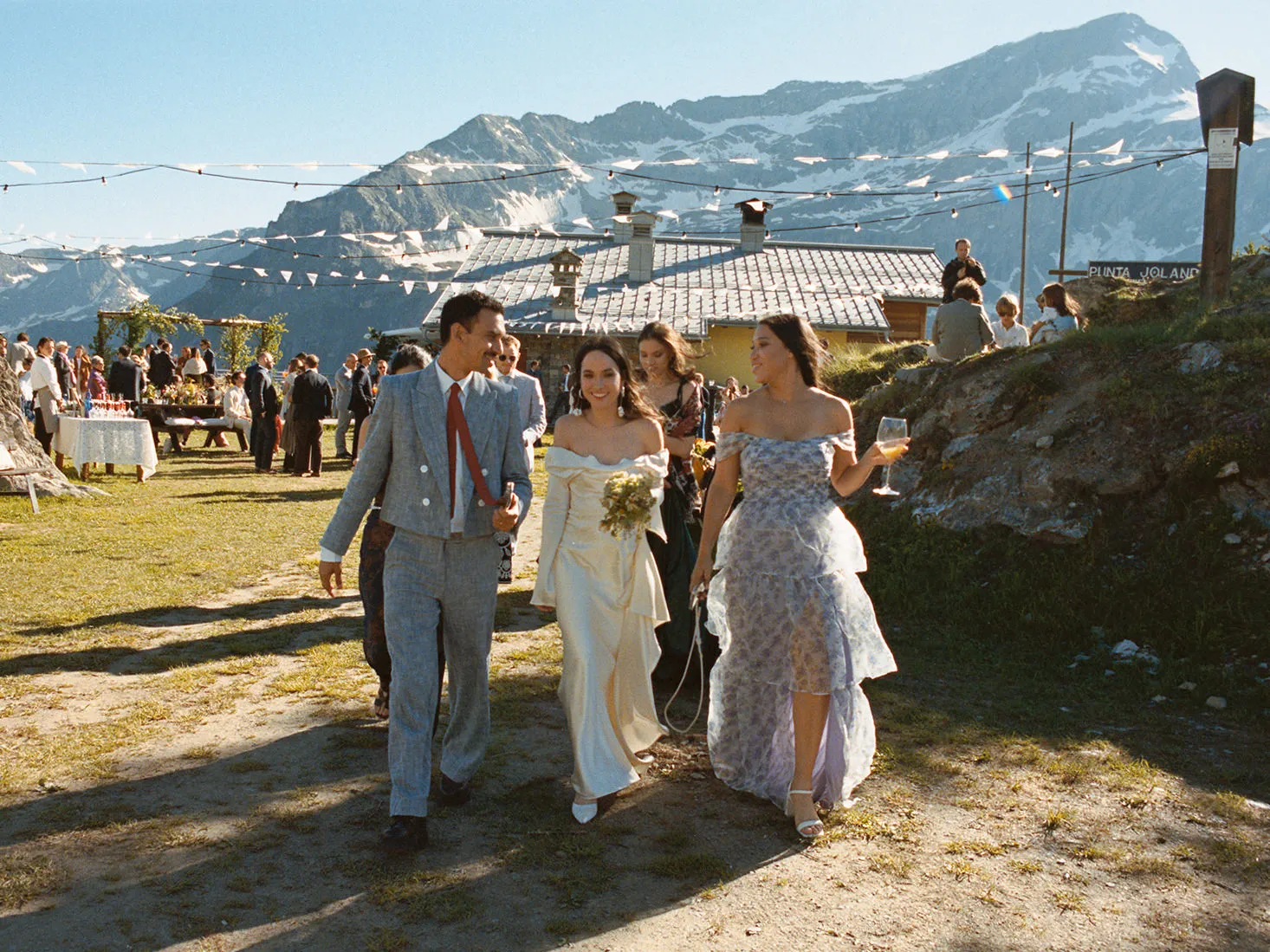 De trouwdag van Alessandra Medina Garretti en Andrea Garretti