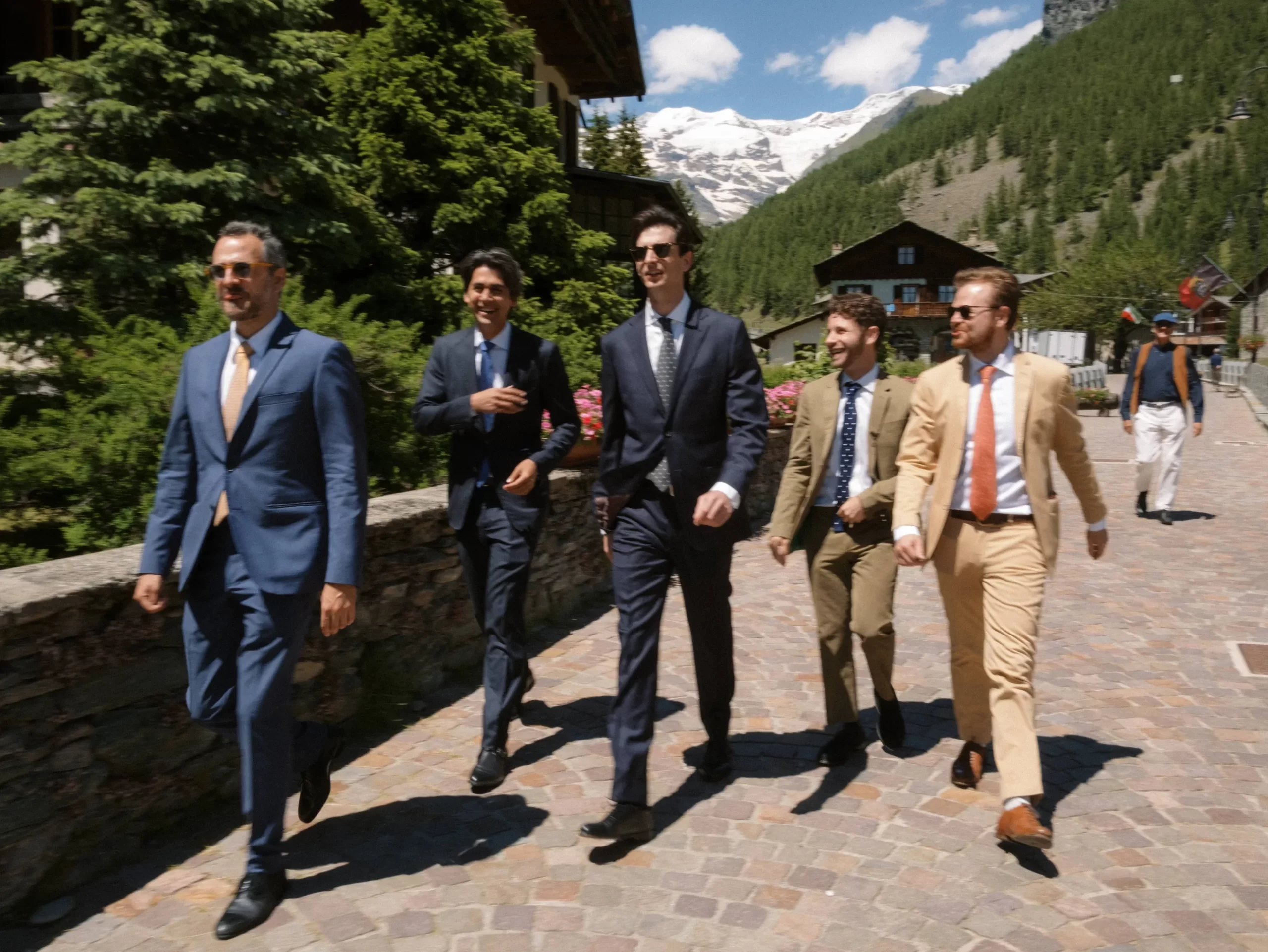 De bruiloft van Alessandra Medina Garretti en Andrea Garretti in de Italiaanse Alpen