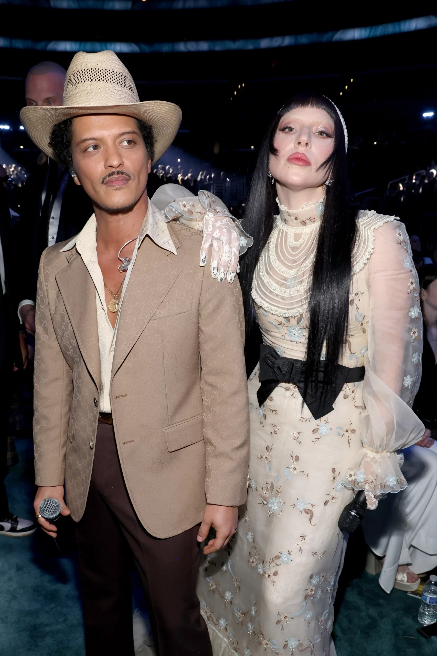 Bruno Mars en Lady Gaga bij Grammy's 2025