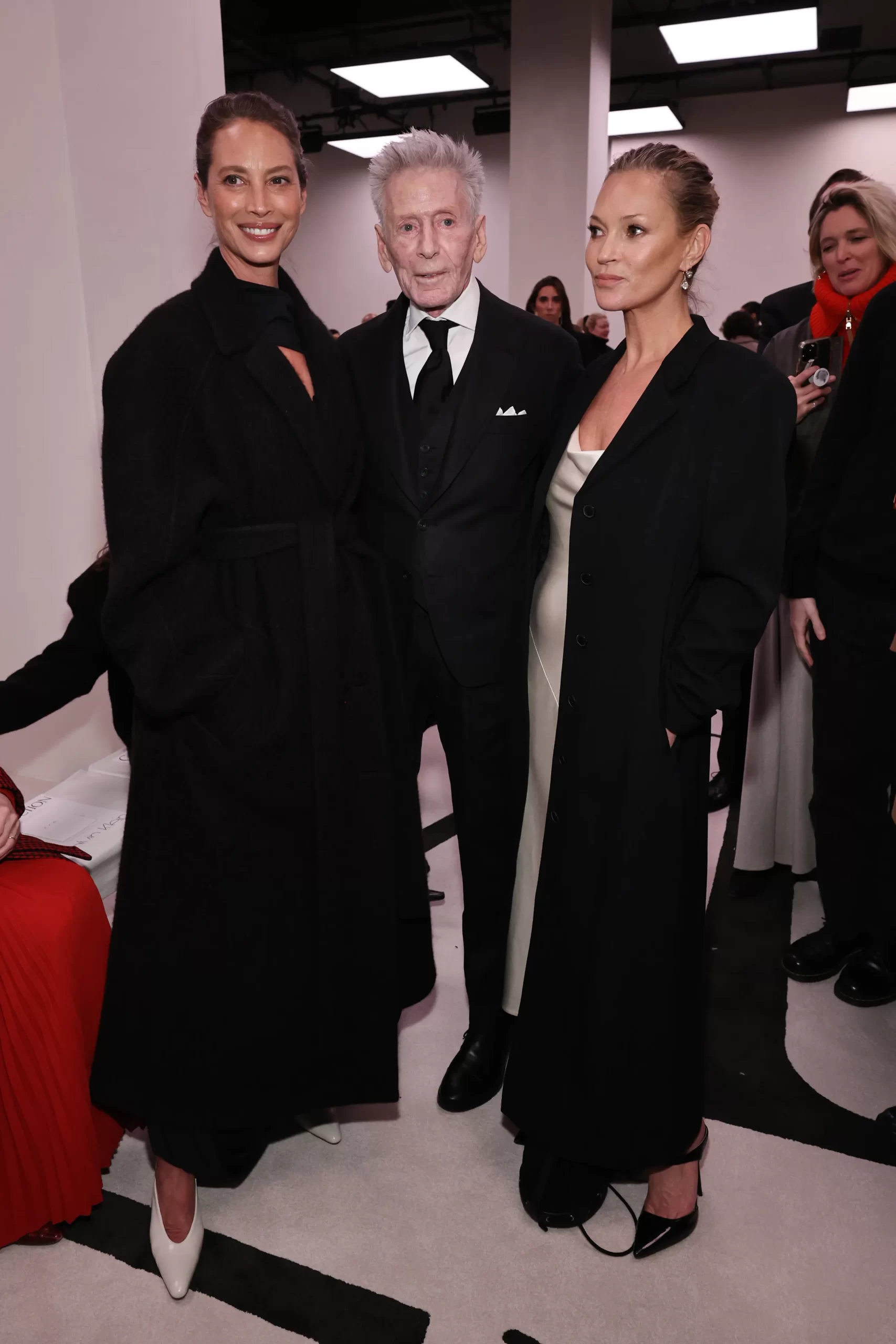 Christy Turlington, Calvin Klein en Kate Moss bij Calvin Klein tijdens New York Fashion Week herfst/winter 2025