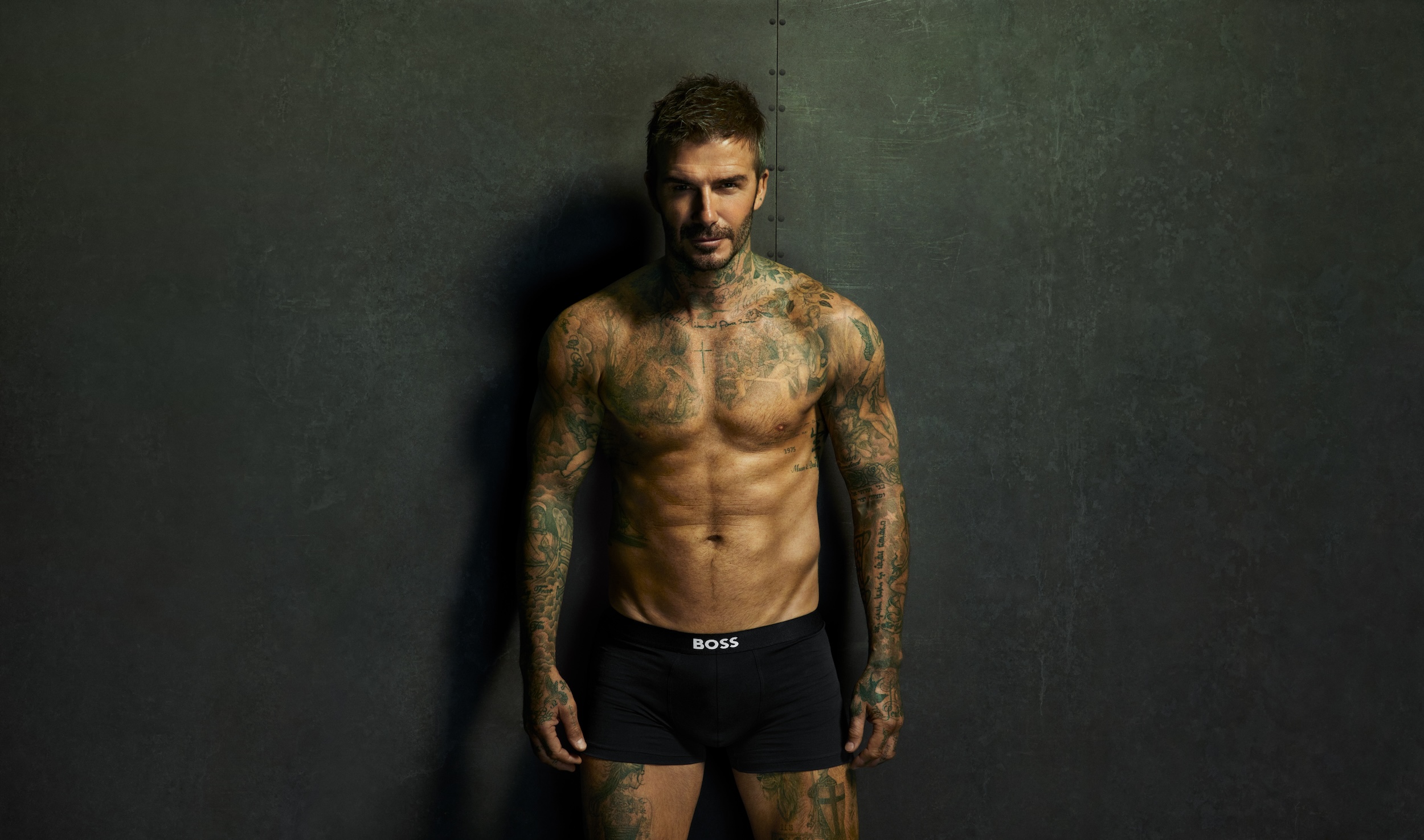 David Beckhem voor Boss