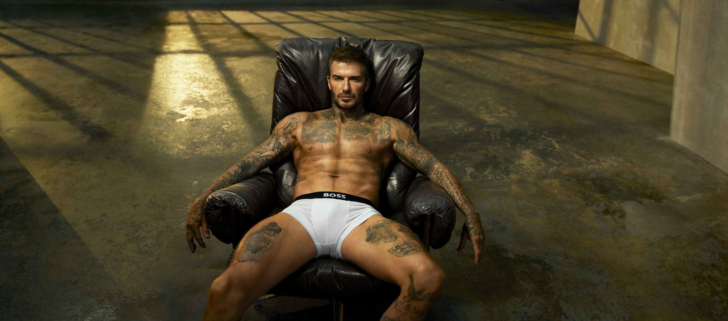 David Beckham voor Boss