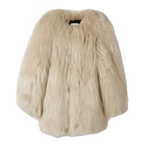 Shearling jas van Saint Laurent