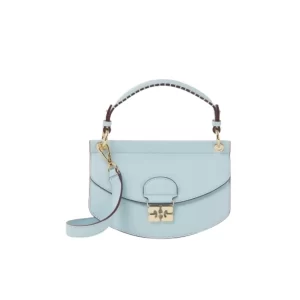 ganni lichtblauwe tas