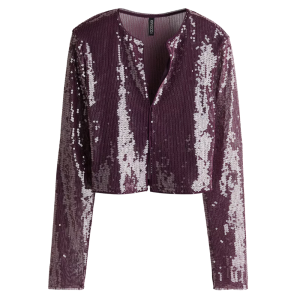 H&M croptop met pailletten