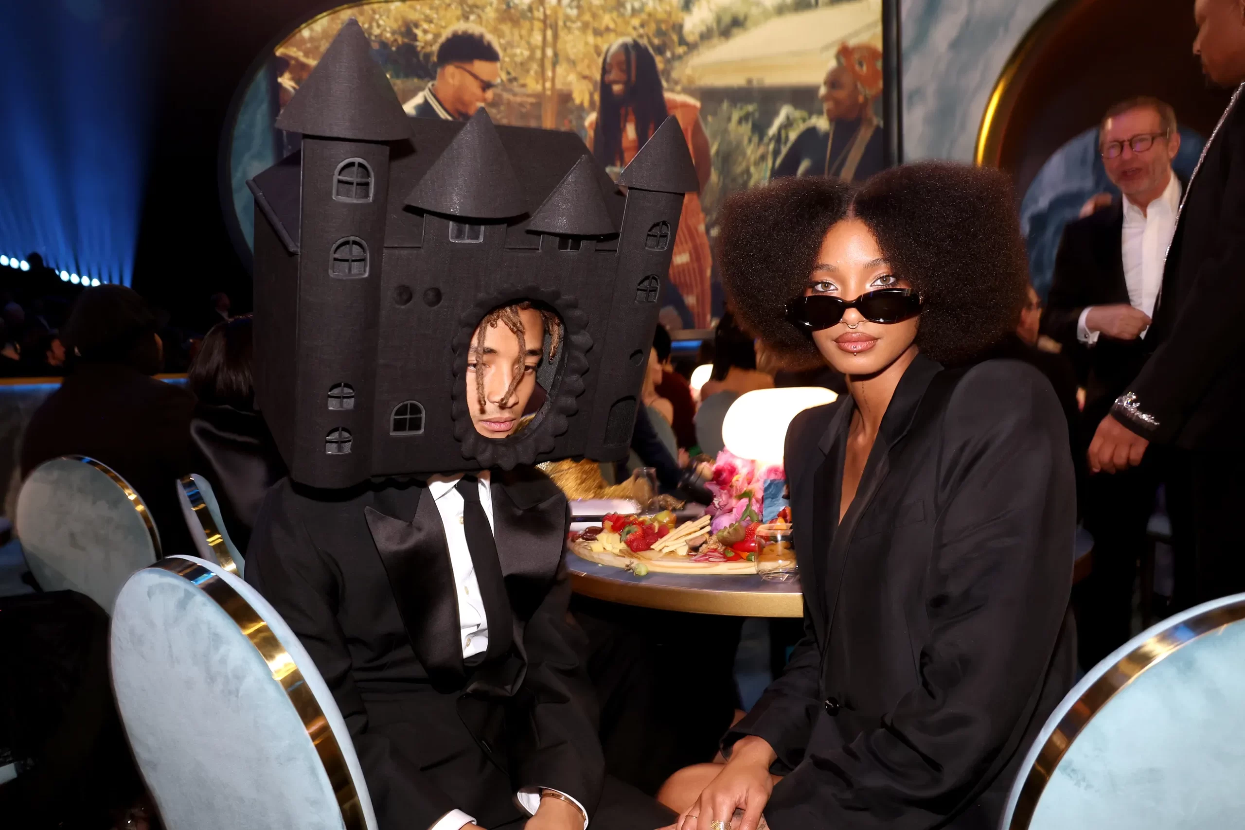 Jaden Smith en Willow Smith bij Grammy's 2025