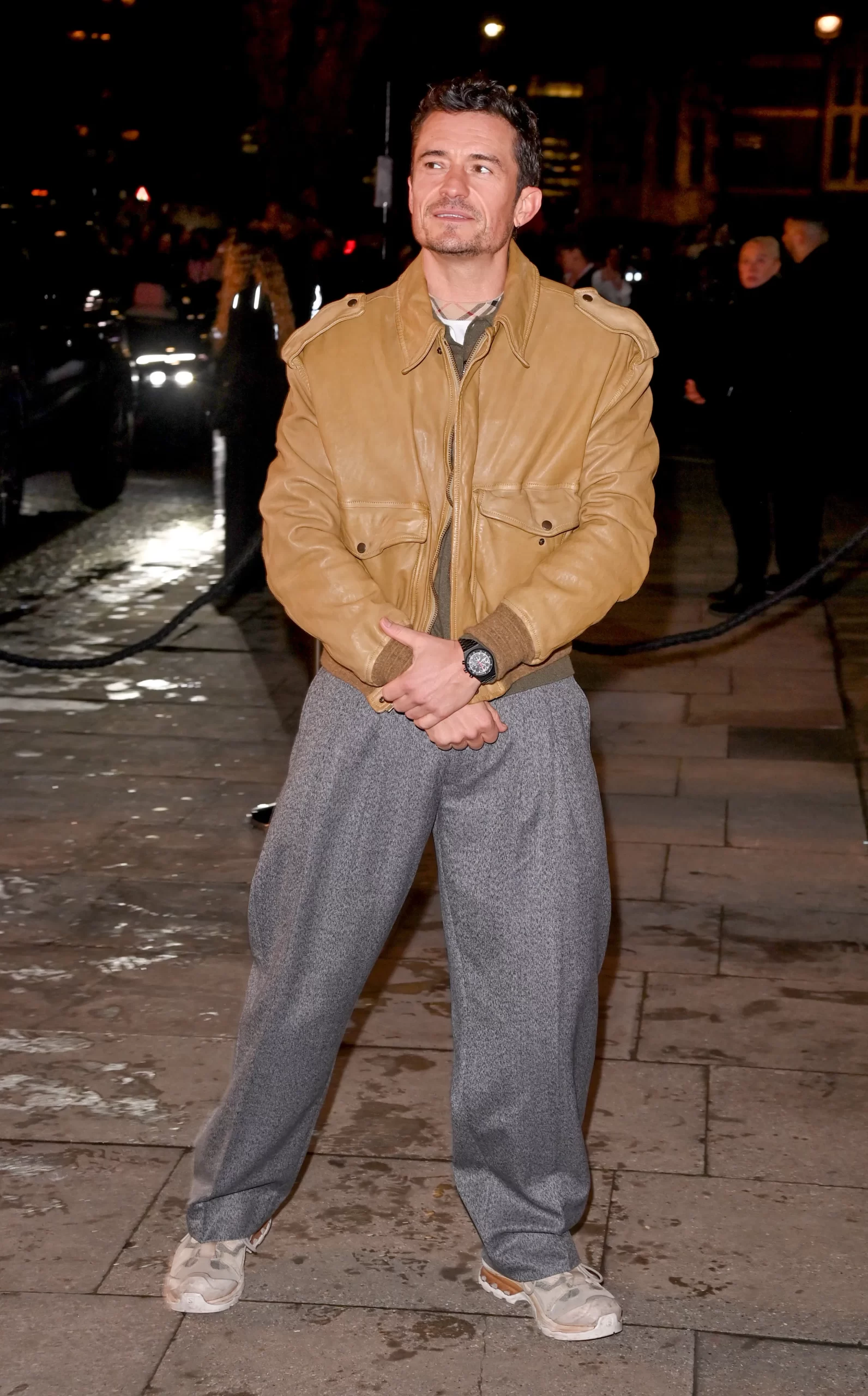 Orlando Bloom bij Burberry