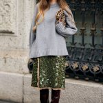 streetstyle pailletten rok