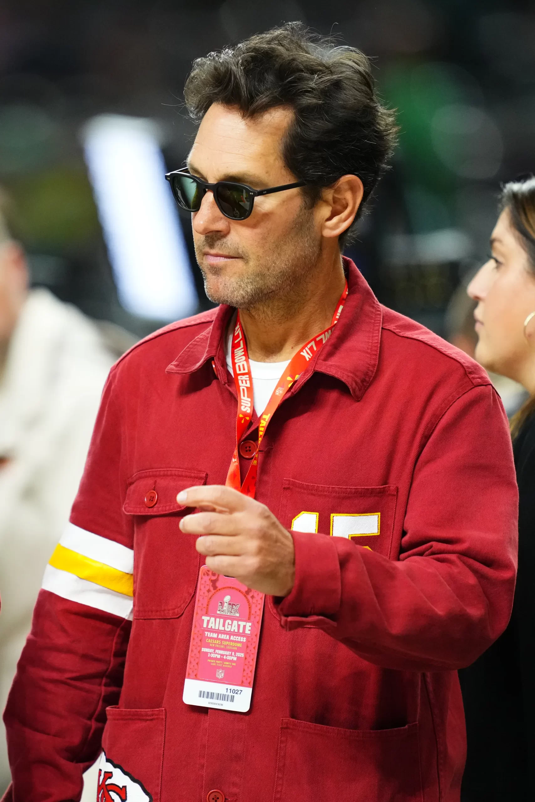 Paul Rudd bij de Super Bowl