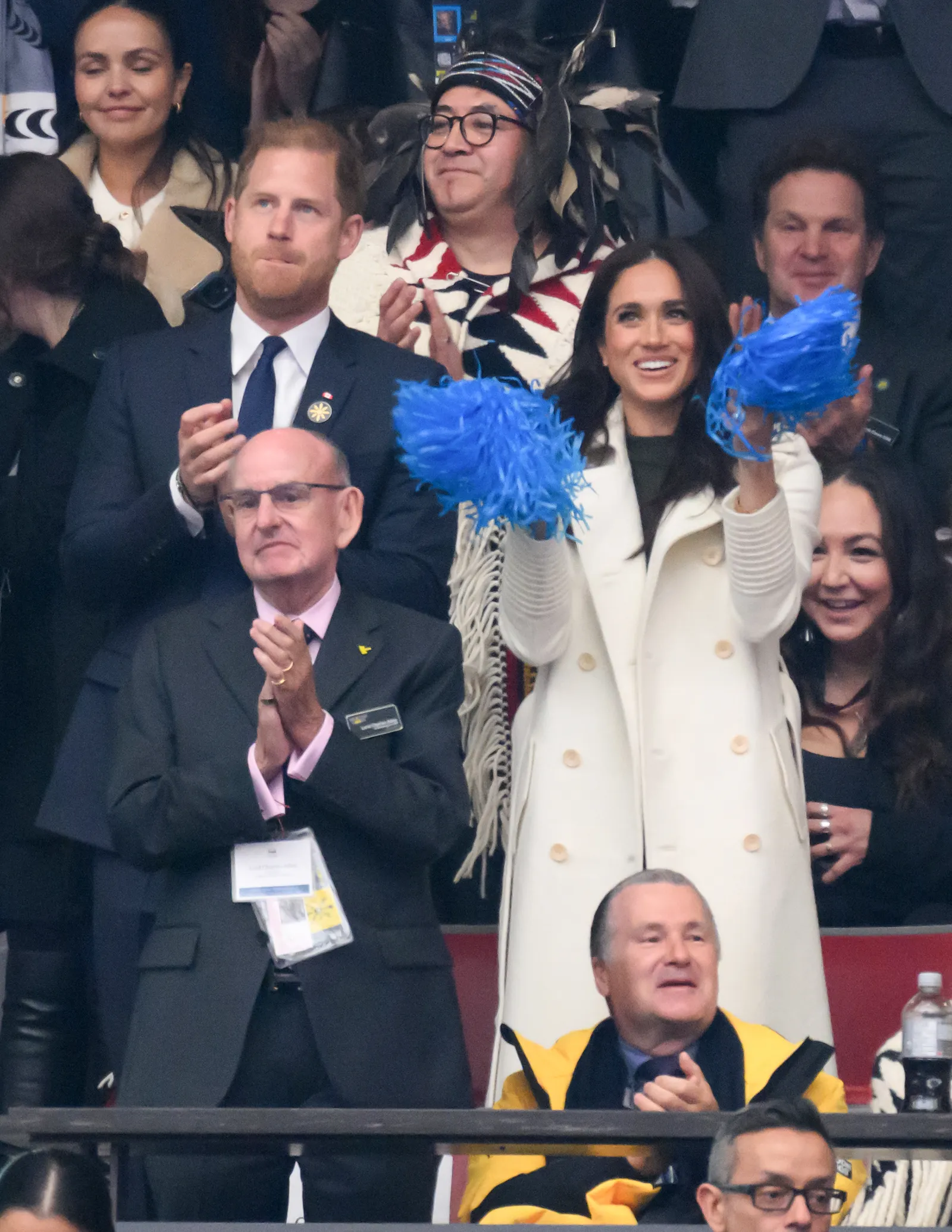 Prins Harry en Meghan Markle bij Invictus Games 2025
