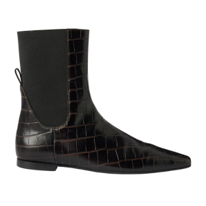 toteme croc effect enkellaarsjes