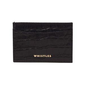 whistles shiny croc pasjeshouder leer