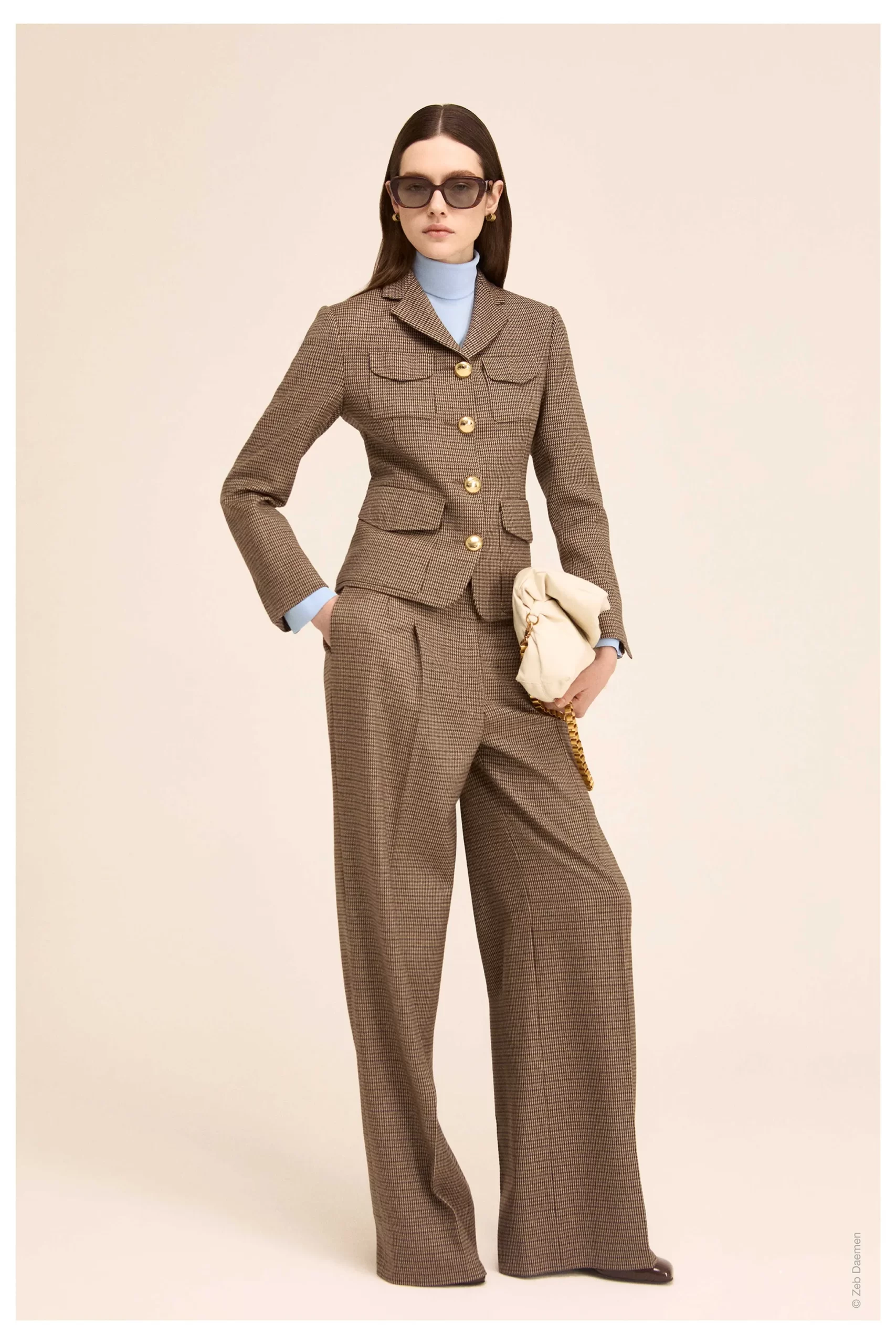 geruit pak met knopen Natan